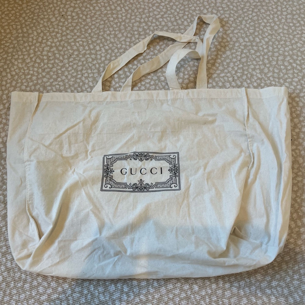 Gucci cotton tote bag.
